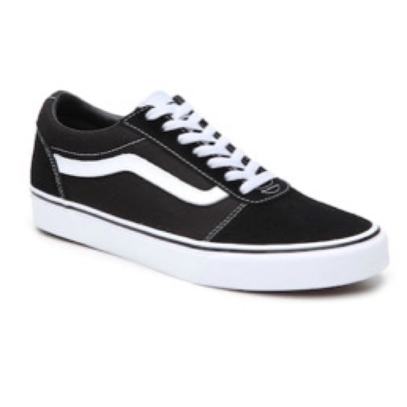 Vans Ward Low Suede Canvas Lace Up Skate Sneaker 5.5 7 NWT NEW BOX - Picture 1 of 16